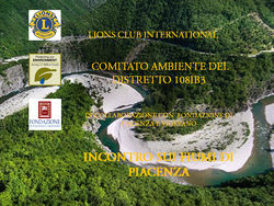 Incontro sui fiumi di Piacenza