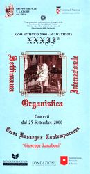III Rassegna Contemporanea d'Organo