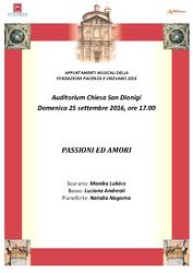 PASSIONI ED AMORI