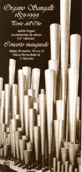 Organo Sangalli 1859-1999