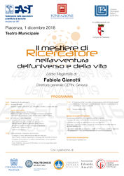 Il mestiere di Ricercatore nellavventura delluniverso e della vita