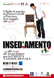 INSEDIAMENTO - LItalia ti aspetta in Piazza Cavalli a Piacenza