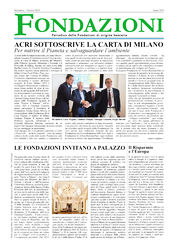 Fondazioni - Periodico delle Fondazioni di origine bancaria