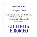 GIULIETTA E ROMEO

musica di Sergej Prokofiev
