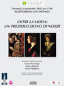 OLTRE LA MODA: UN PREZIOSO DONO DI NOZZE