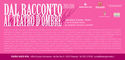 DAL RACCONTO AL TEATRO D’OMBRE